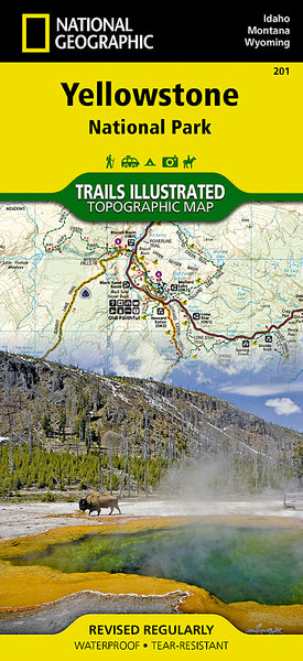 Buy map Yellowstone National Park by National Geographic Maps