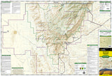 Guadalupe Mountains National Park, Map 203 by National Geographic Maps - Front of map