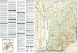 Guadalupe Mountains National Park, Map 203 by National Geographic Maps - Back of map