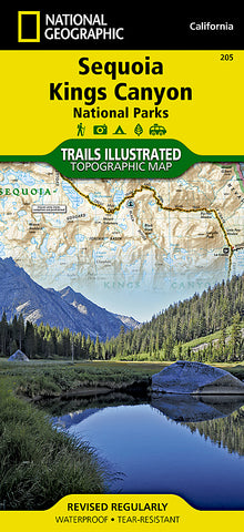 Buy map Sequoia and Kings Canyon National Parks by National Geographic Maps