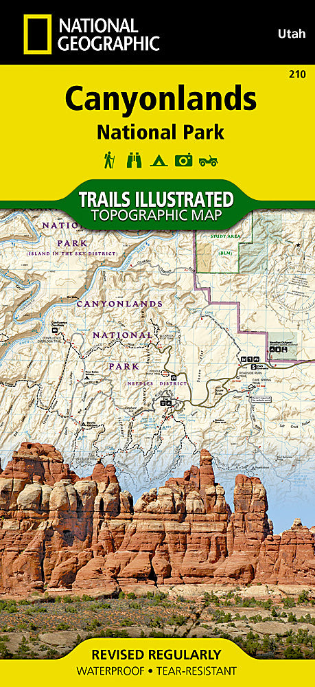 Buy Map Canyonlands National Park Utah Map 210 By National Yellowmaps Map Store 3952