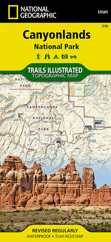 Buy map Canyonlands National Park, Utah, Map 210 by National Geographic Maps