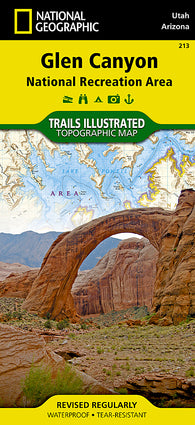 Buy map Glen Canyon National Recreation Area, Map 213 by National Geographic Maps