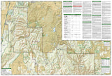 Zion National Park, Map 214 by National Geographic Maps - Back of map