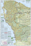 Olympic National Park,  Map 216 by National Geographic Maps - Back of map