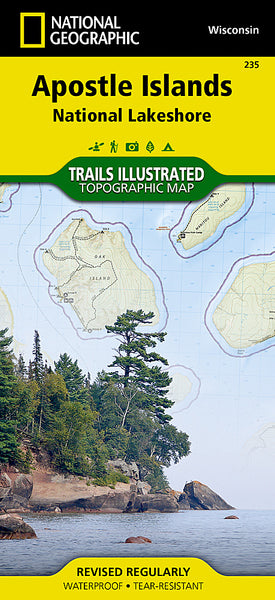 Buy map Apostle Islands National Lakeshore, Map 235 by National Geographic Maps