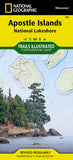 Buy map Apostle Islands National Lakeshore, Map 235 by National Geographic Maps