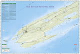Isle Royale National Park, MI, Map 240 by National Geographic Maps - Back of map