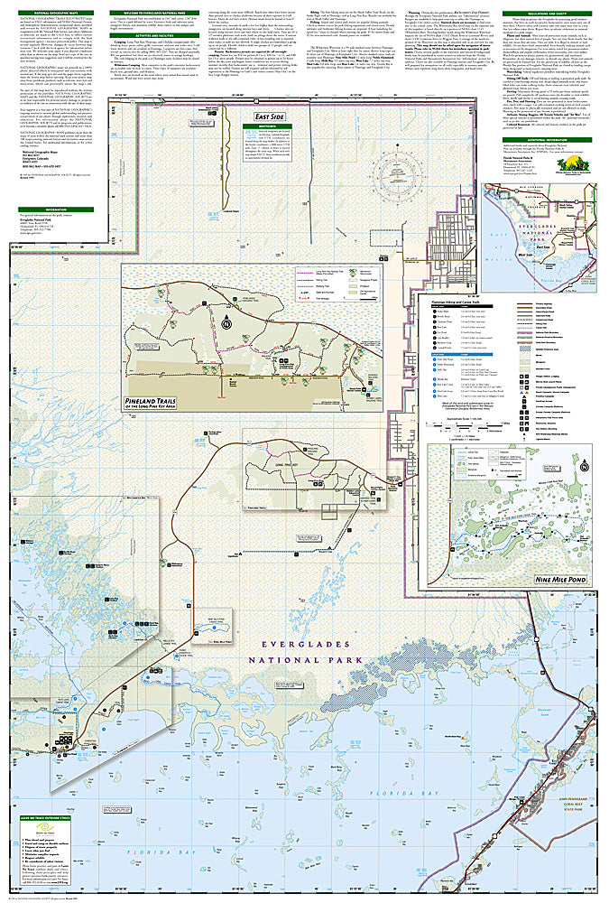 Everglades National Park, Map 243 by National Geographic Maps