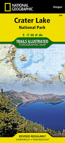 Buy map Crater Lake National Park, Map 244 by National Geographic Maps