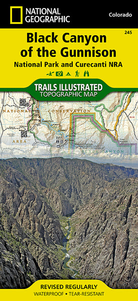 Buy map Black Canyon of the Gunnison National Park, Colorado, Map 245 by National Geographic Maps