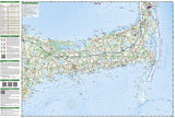 Cape Cod ,Coastal Recreation, Map 250 by National Geographic Maps - Back of map