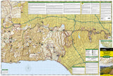 Santa Monica Mountains by National Geographic Maps - Front of map