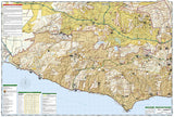 Santa Monica Mountains by National Geographic Maps - Back of map