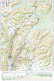 Chilkoot Trail and Klondike Gold Rush, Alaska, Map 254 by National Geographic Maps - Back of map