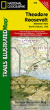 Buy map Theodore Roosevelt National Park, Maah Daah Hey Trail, Map 259 by National Geographic Maps