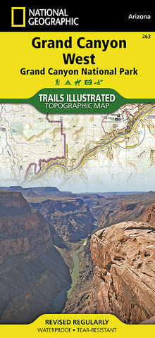 Buy map Grand Canyon, West,  Map 263 by National Geographic Maps