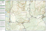 Yellowstone Northwest, Mammoth Hot Springs by National Geographic Maps - Back of map
