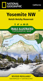 Buy map Yosemite Northwest, Hetch Hetchy Reservoir, Map 307 by National Geographic Maps