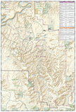Canyonlands National Park, Needles District, Map 311 by National Geographic Maps - Back of map