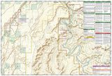 Canyonlands National Park, Maze District, Map 312 by National Geographic Maps - Back of map