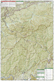 Clingmans Dome and Cataloochee, Great Smoky Mtns Natl Park, Map 317 by National Geographic Maps - Back of map