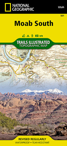 Buy map Moab, South, Map 501 by National Geographic Maps
