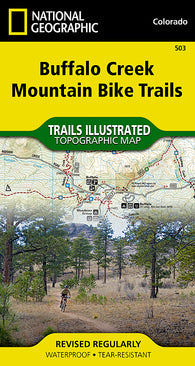Buy map Buffalo Creek Mountain Bike Trails, Colorado, Map 503 by National Geographic Maps