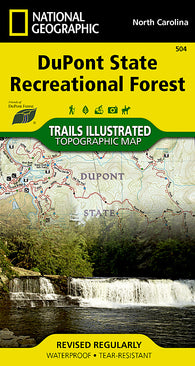 Buy map DuPont State Recreational Forest, Map 504 by National Geographic Maps