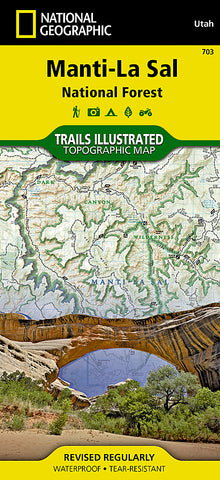 Buy map Manti La Sal National Forest by National Geographic Maps