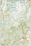 Bryce and Mount Dutton, Utah by National Geographic Maps - Back of map