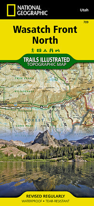 Buy map Wasatch Front, North, Map 709 by National Geographic Maps