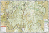 Santa Fe and Truchas Peak, NM, Map 731 by National Geographic Maps - Back of map