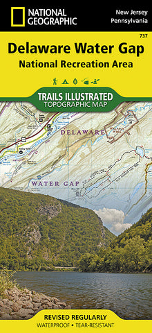 Buy map Delaware Water Gap, Map 737 by National Geographic Maps