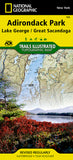 Buy map Lake George and Great Sacandaga Lake, Adirondack Park, Map 743 by National Geographic Maps