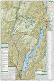 Lake George and Great Sacandaga Lake, Adirondack Park, Map 743 by National Geographic Maps - Back of map