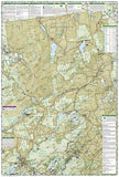 Adirondack Park, Paul Smiths and Saranac, Map 746 by National Geographic Maps - Back of map