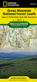 Buy map Green Mountain Natl Forest, White Rocks NRA, Manchester, Map 748 by National Geographic Maps