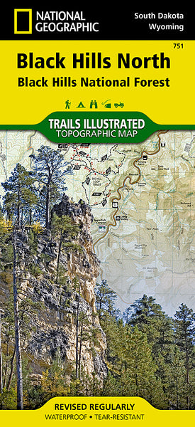 Buy map Black Hills National Forest, North, SD, Map 751 by National Geographic Maps