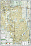 Manistee National Forest, South, Map 759 by National Geographic Maps - Back of map