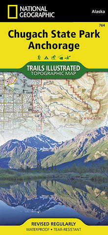 Buy map Chugach State Park and Anchorage, Alaska, Map 764 by National Geographic Maps