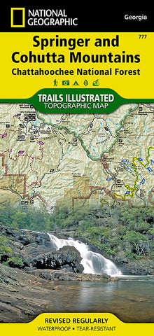 Buy map Springer and Cohutta Mountains, Map 777 by National Geographic Maps