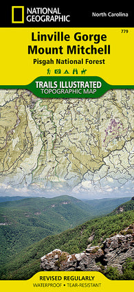 Buy map Linville Gorge, Mount Mitchell and Pisgah National Forest by National Geographic Maps