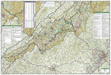 Lexington and Blue Ridge, Virginia by National Geographic Maps - Back of map