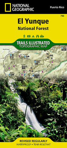 Buy map Caribbean National Forest, Puerto Rico, Map 790 by National Geographic Maps
