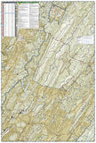 Staunton and Shenendoah Valley, Virginia, Map 791 by National Geographic Maps - Back of map