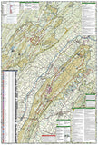 Massanutten and Great Northern Mountains, Virginia by National Geographic Maps - Back of map