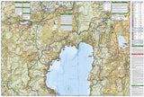 Lake Tahoe Basin, Map 803 by National Geographic Maps - Back of map
