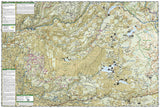 Crystal Basin, Silver Fork and Eldorado National Forest, Map 806 by National Geographic Maps - Back of map