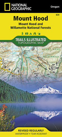 Buy map Mount Hood and Willamette National Forests, Map 820 by National Geographic Maps